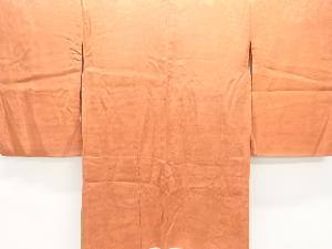 アンティーク　紋錦紗雲に寺院風景模様織出し長羽織